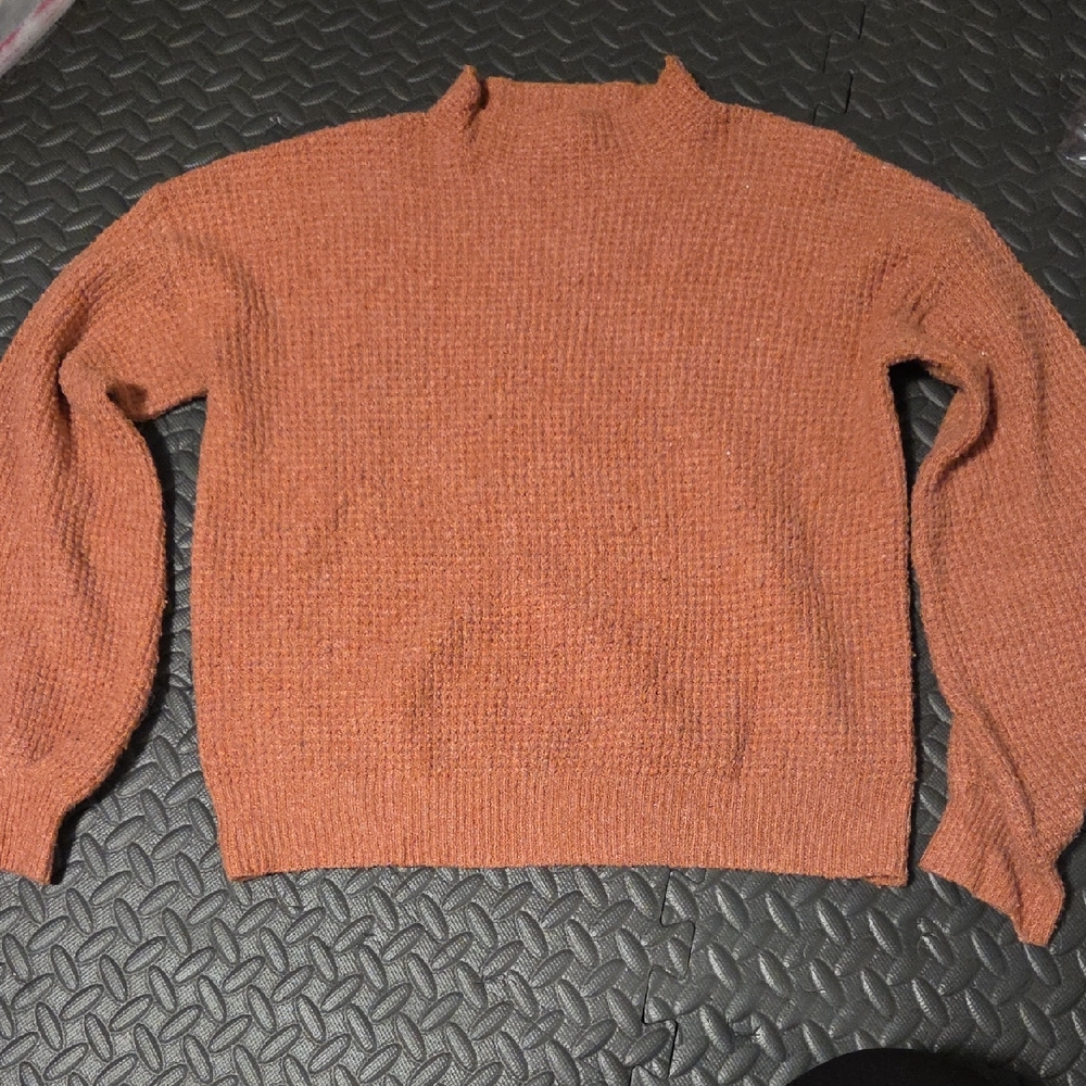 Pink Rose Terracotta Knit Sweater